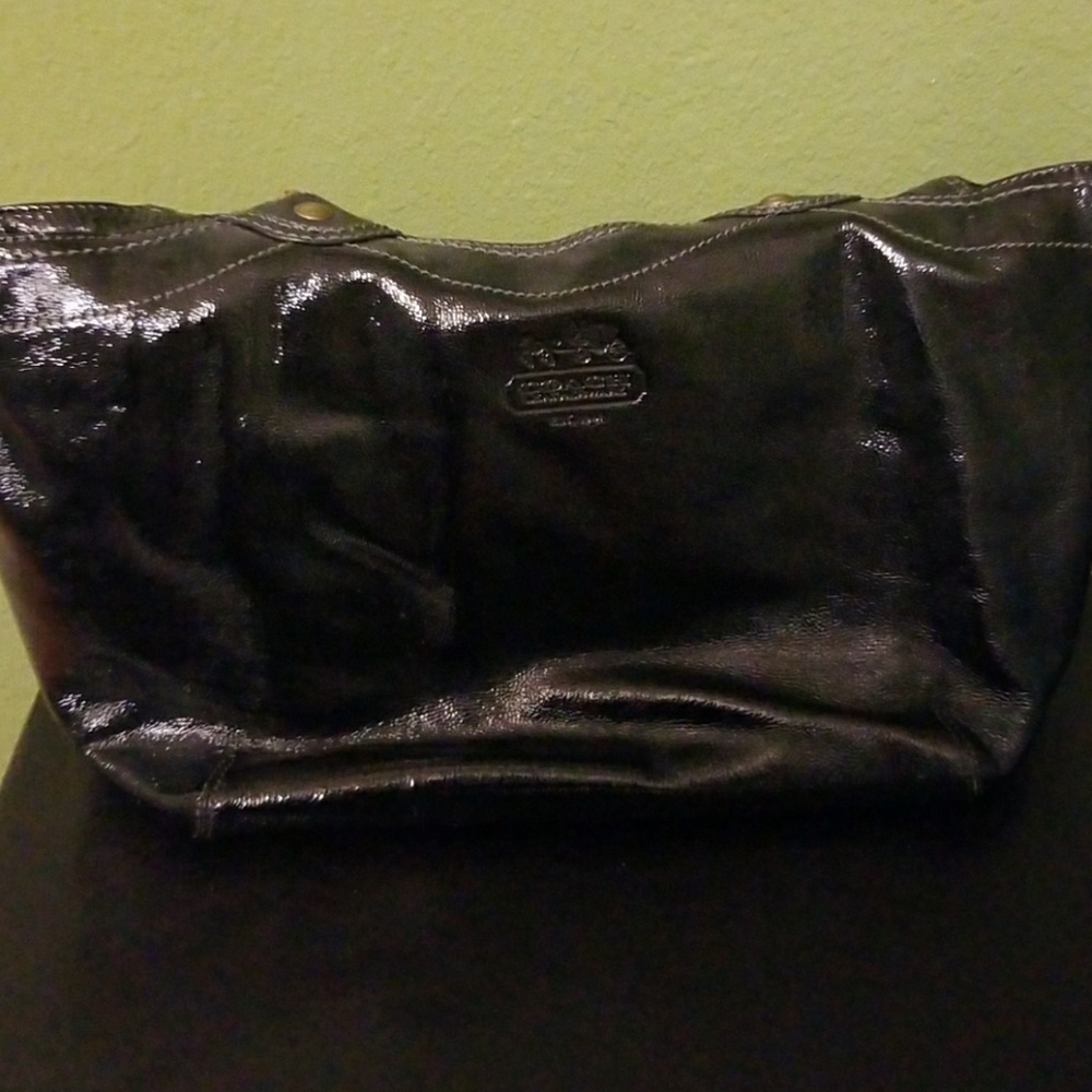 Black coach tote